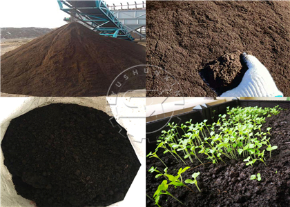 Output from Powder Organic Fertilizer Production Process