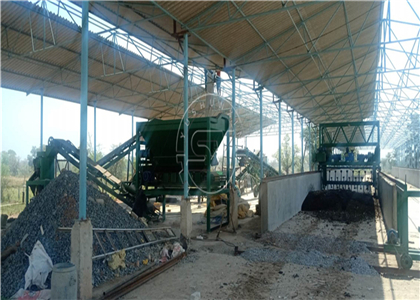 Shunxin Chicken Manure to Powder Organic Fertilizer Production Line in India