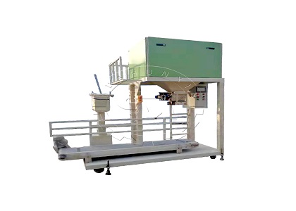 Fertilizer packing machine for chicken litter bagging